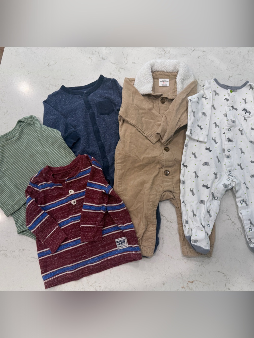 Mixed Baby Clothing Bundle - Neutral & Earth Tones